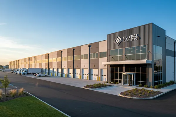 Industrial facility built with post frame engineering
